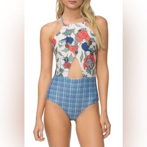 TAVIK Lela One-Piece Swimsuit in Floral Tropioca